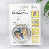 wholesale 100pcs charming 6-7mm rice freshwater wish pearl key chain