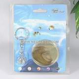 wholesale 100pcs gorgeous rice freshwater wish pearl key chain