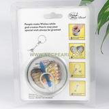 wholesale 100pcs elegant rice freshwater wish pearl key chain