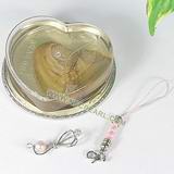 wholesale 100pcs 6-7mm rice freshwater wish pearl phone chain