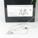 100pcs rice freshwater pearl necklace in one carton on wholesale