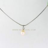 wonderful freshwater pearl necklace gift 100pcs on wholesale