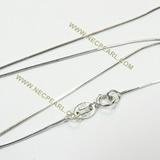 rhodium plated sterling silver necklace chain wholesale