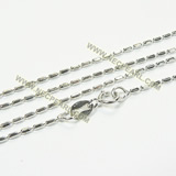 rice shape 925 sterling silver chain wholesale