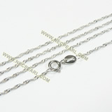 rhodium plated sterling silver pendant chain wholesale